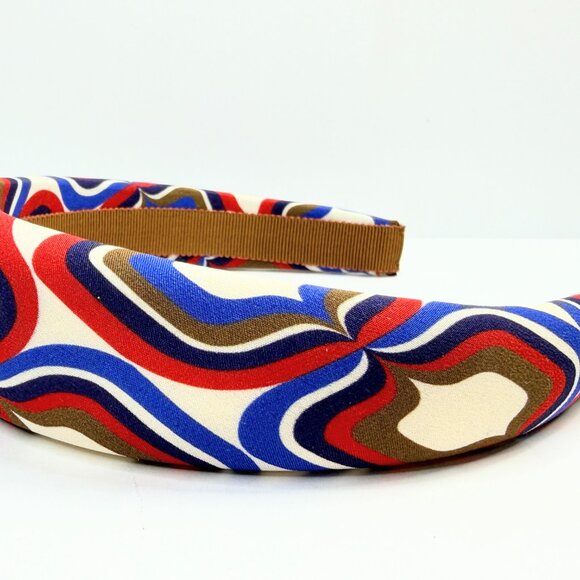 Miu Miu Printed Padded Headband with Box & Authenticity Card GS739 main image 5